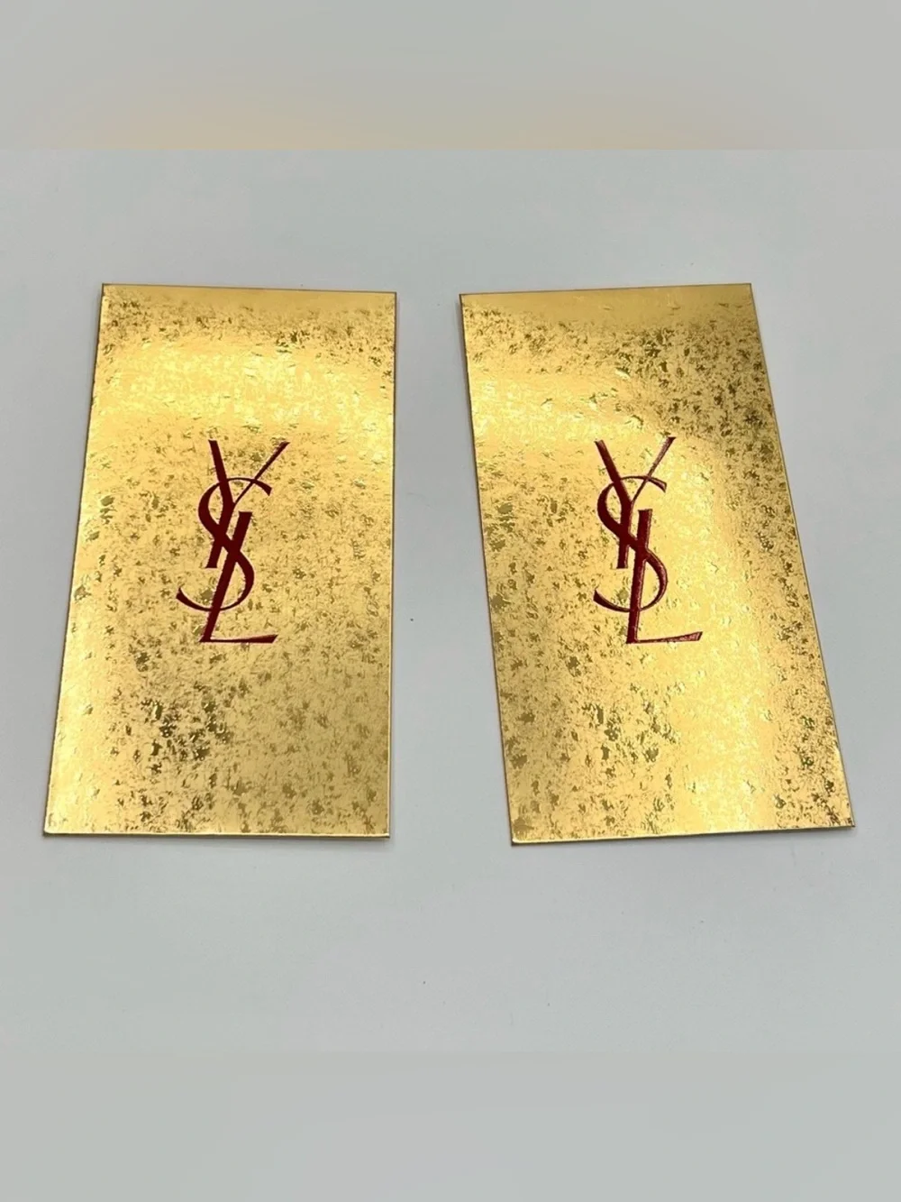 Yves Saint Laurent Gold Stationery Cards